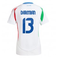 Maglia Calcio Italia Matteo Darmian #13 Seconda Divisa Donna Europei 2024 Manica Corta